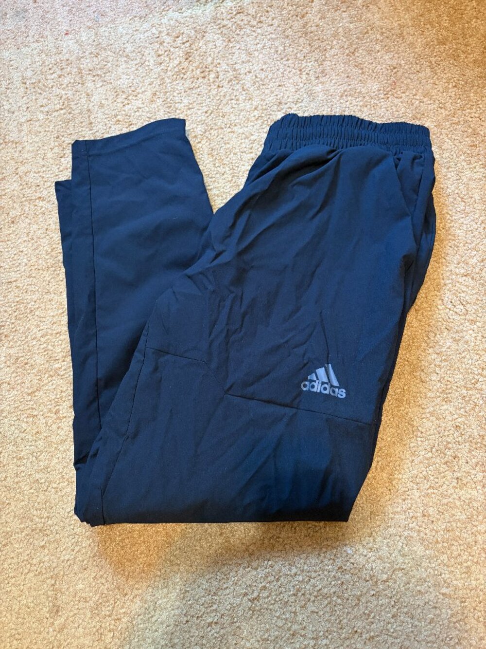 Adidas Men's Black Athletic Training Pants Track Pants XL